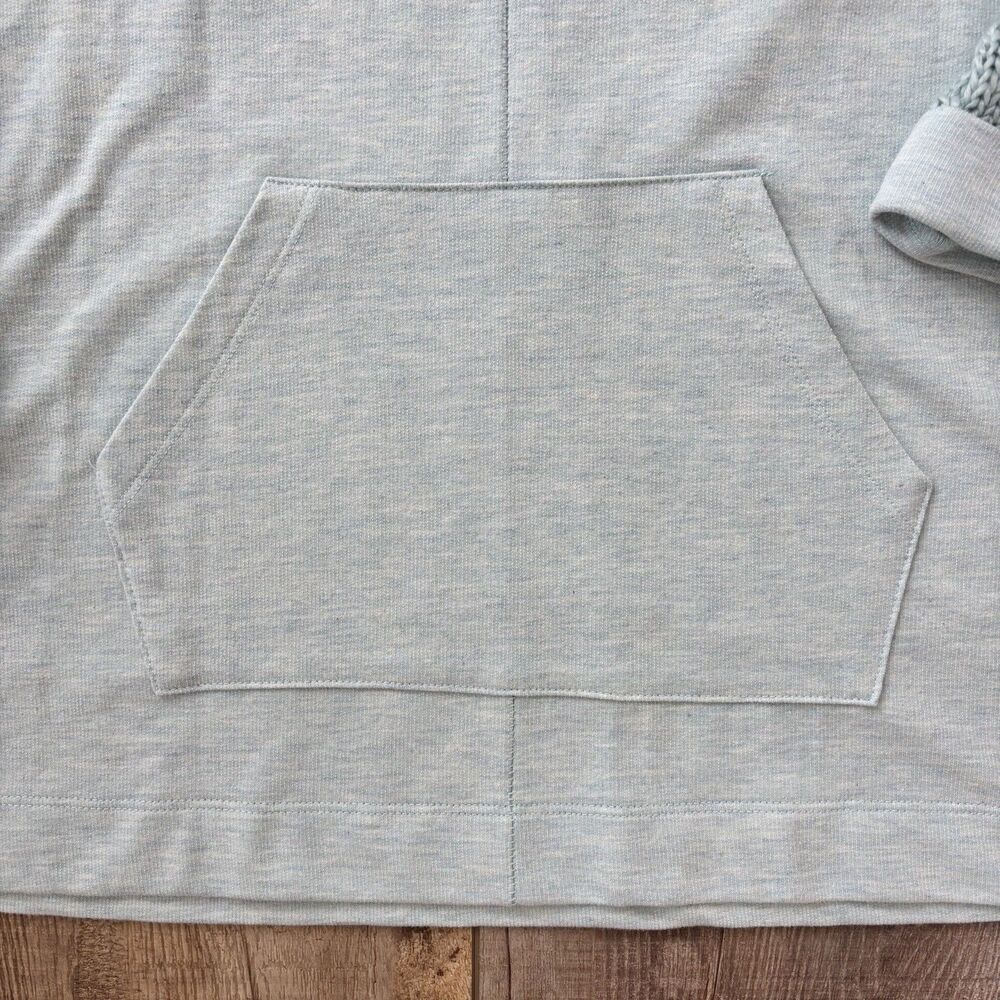 Soft Surroundings Womens Crochet Boho Tunic Top Size XL Blue Coastal Casual Cozy - Picture 6 of 11